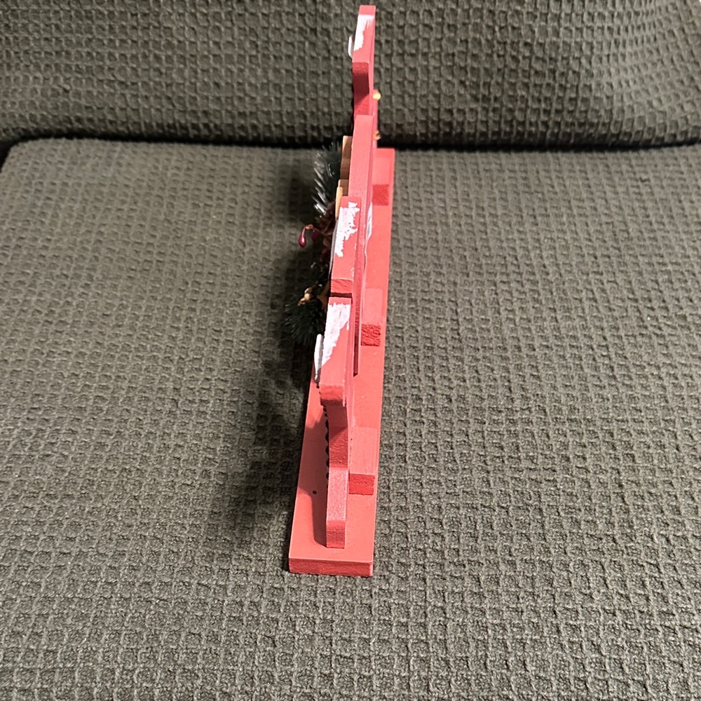 Festive JOY Holiday Decoration - Red and White - Picture 3 of 6